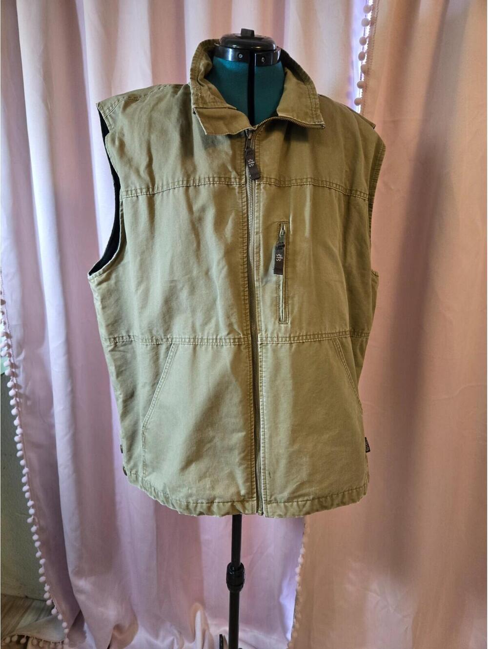 STS Ranchwear SZ 3XL Sundance Vest Durable Fleece-lined Western Rugged Work